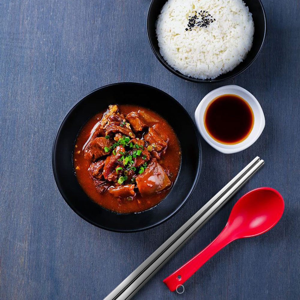 1 Pair Chinese Style Food Grade Top 304 Stainless